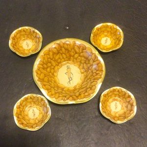 Vintage 1950’s Mr. Peanut Advertising bowl set